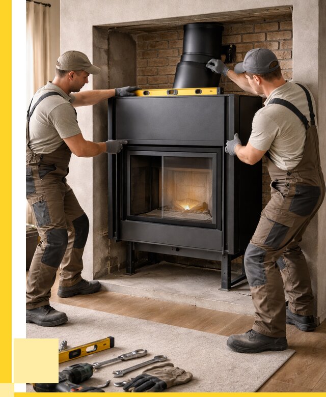 Установка каминных топок в Североуральске под ключ от 18542 р. | ЭриданСву