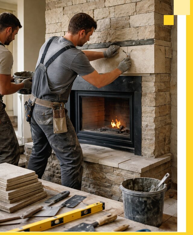 Проектирование и установка открытых каминов в Североуральске