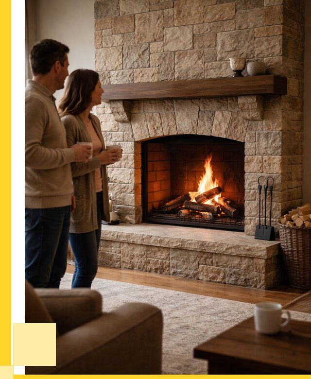 Каменные камины на заказ в Североуральске от 185418 р. | ЭриданСву