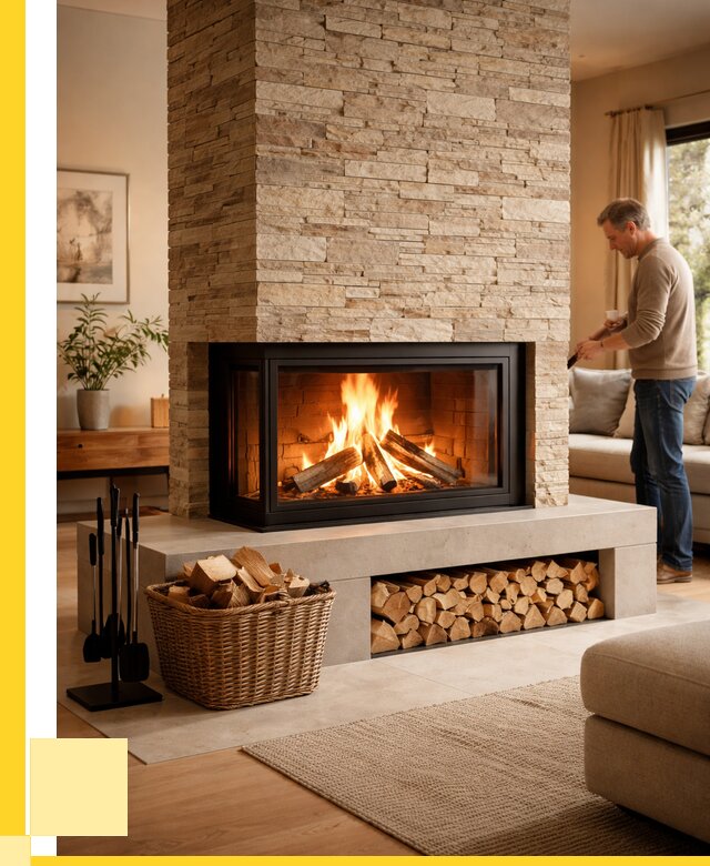 Дровяной камин под ключ в Североуральске от 206020 р. | ЭриданСву