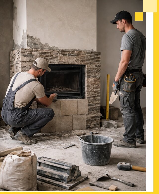 Камины под ключ в Североуральске: проект, изготовление и монтаж