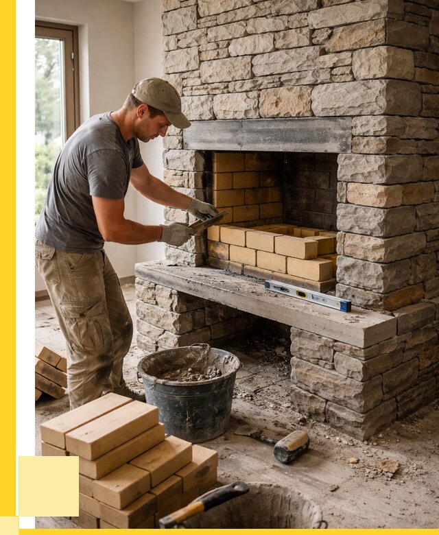 Кладка каминов и камина в Североуральске от 25753 р. ЭриданСву