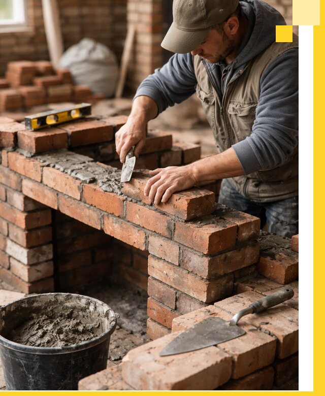 Кладка каминов под ключ в Североуральске профессиональная отделка и монтаж