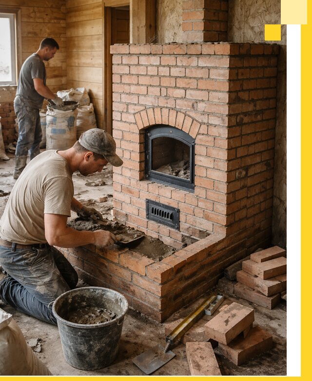 Профессиональное строительство печей в Североуральске под ключ