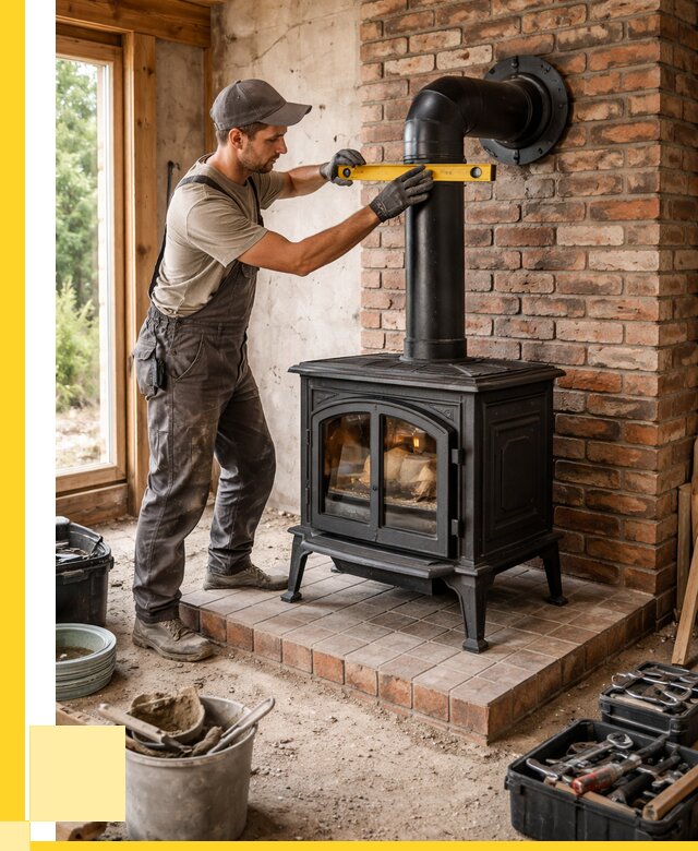 Монтаж печей установка банной печи в Североуральске от 15452 р. | ЭриданСву