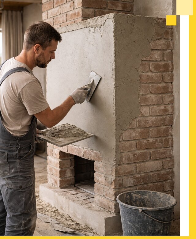 Отделка печей и облицовка каминов в Североуральске под ключ