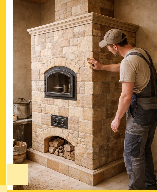 Облицовка печей в Североуральске от 4635 р. под ключ | ЭриданСву