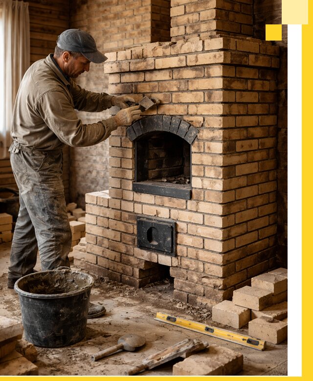 Кирпичные печи под ключ в Североуральске: проектирование и кладка