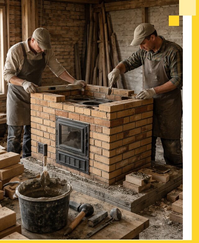 Изготовление и установка варочных печей под ключ в Североуральске