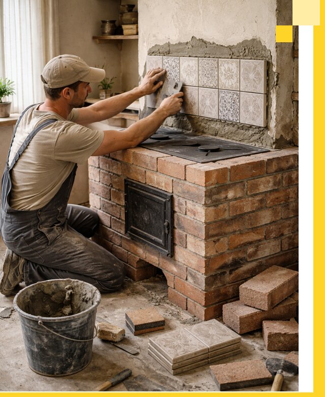 Печи с плитой на заказ монтаж гарантия и сервис в Североуральске