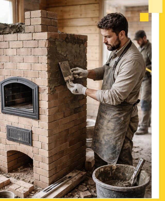 Изготовление и установка печей-шведок под ключ в Североуральске