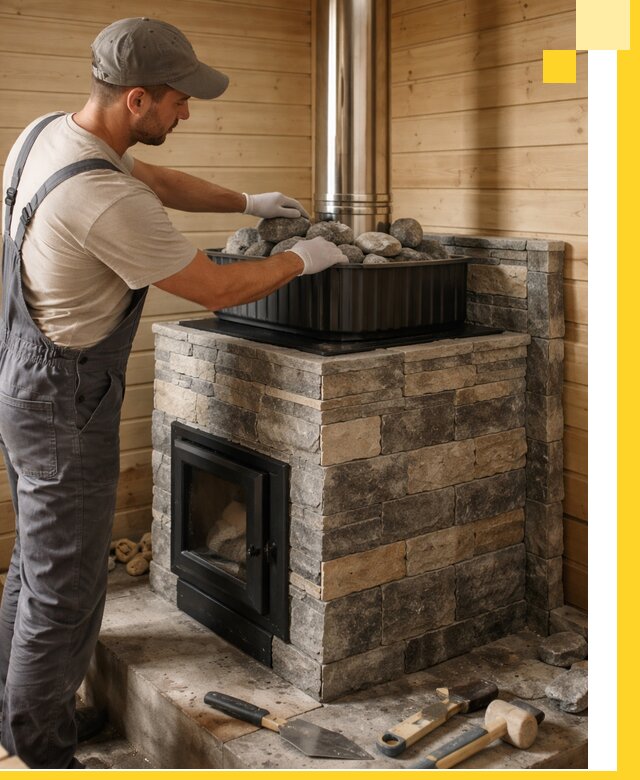 Печи для парной в Североуральске, производство, монтаж и обслуживание