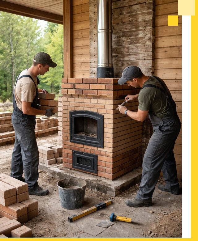 Производство и установка дачных печей под ключ в Североуральске
