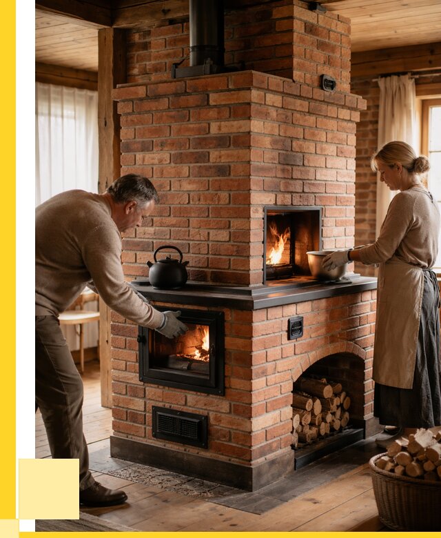 Печи для загородного дома под ключ в Североуральске от 82408 р. | ЭриданСву