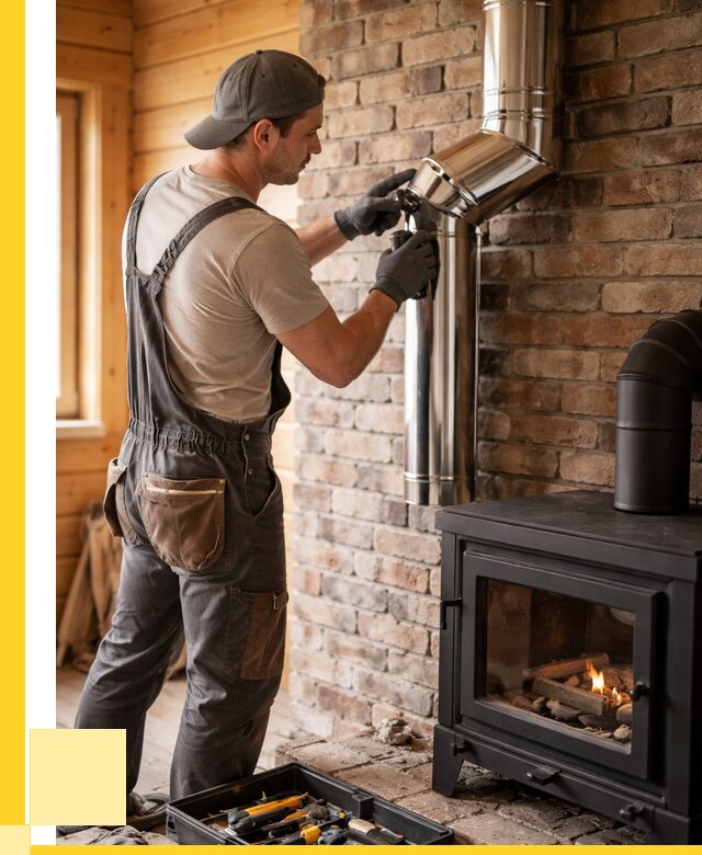 Монтаж дымоходов для печей в Североуральске от 7726 р. | ЭриданСву