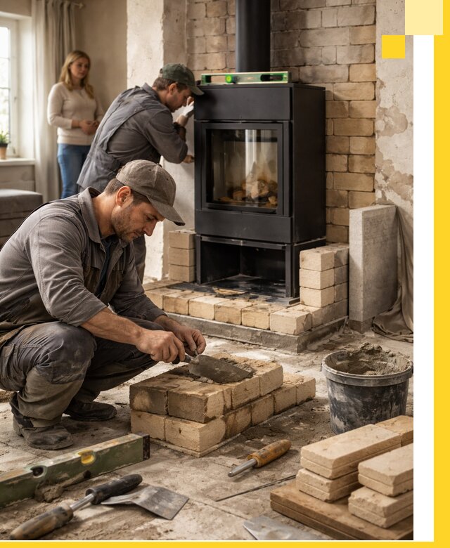 Печи и камины под ключ: проект, установка в Североуральске