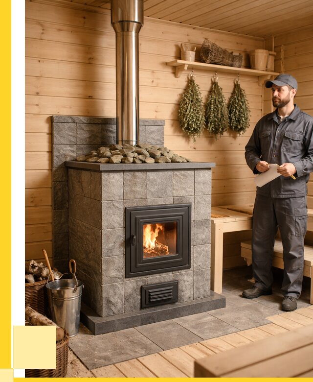 Печи для бани под ключ в Североуральске от 123612 р. | ЭриданСву