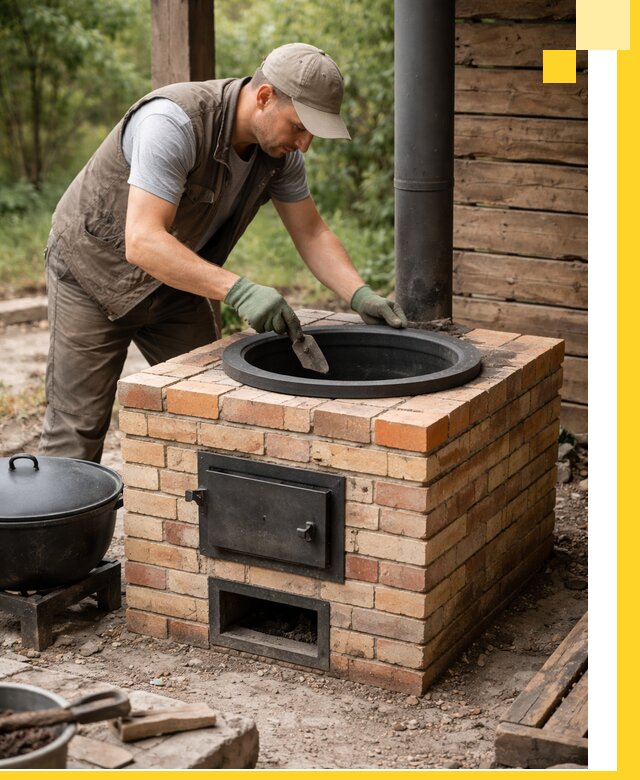 Изготовление и установка печей для казана в Североуральске под ключ