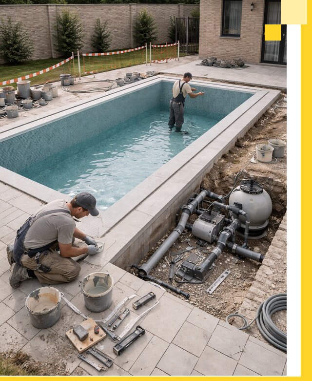 Строительство бассейнов под ключ в Североуральске: проекты и монтаж