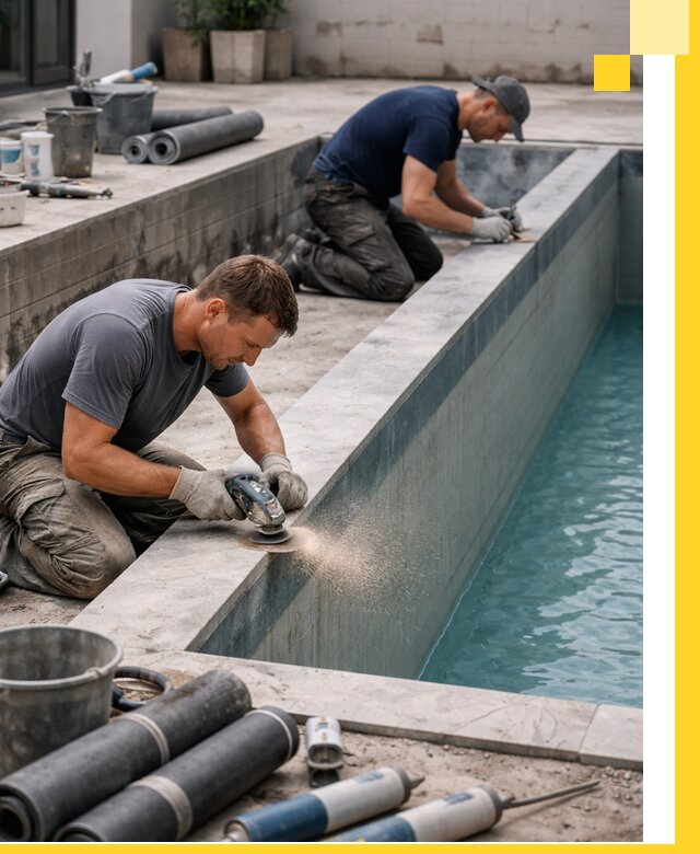 Профессиональный ремонт бассейнов под ключ в Североуральске