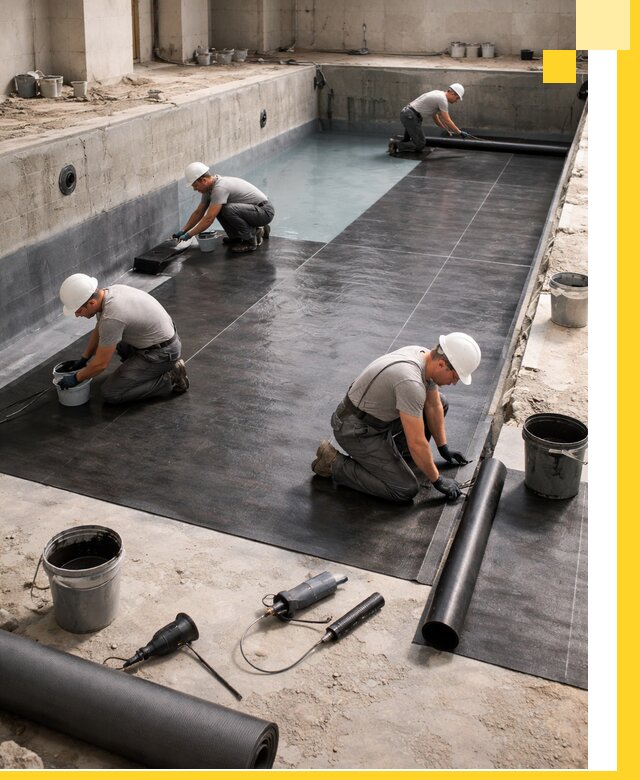 Профессиональная гидроизоляция бассейнов и чаш в Североуральске под ключ