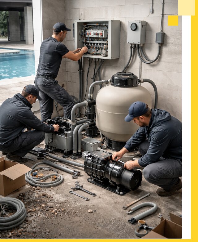 Профессиональный монтаж оборудования для бассейнов в Североуральске