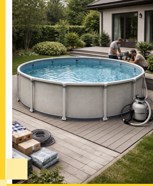 Купить каркасные бассейны в Североуральске от 46355 р. | ЭриданСву