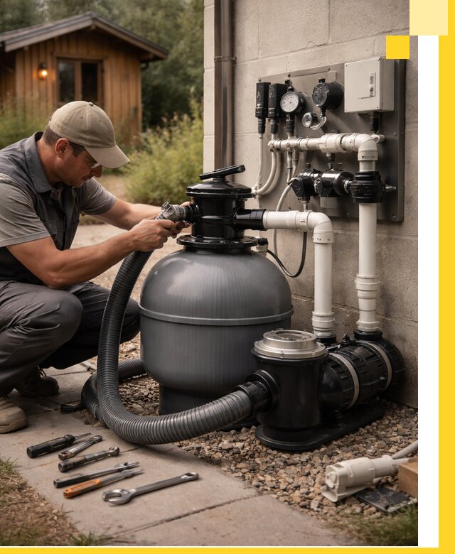 Продажа и монтаж фильтров и насосов для бассейнов в Североуральске