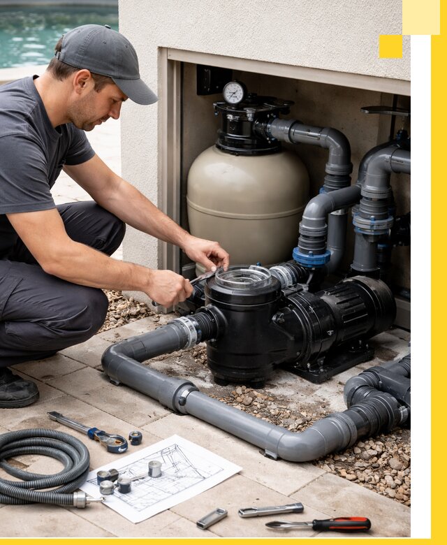 Поставка, монтаж и сервис насосов для бассейнов в Североуральске