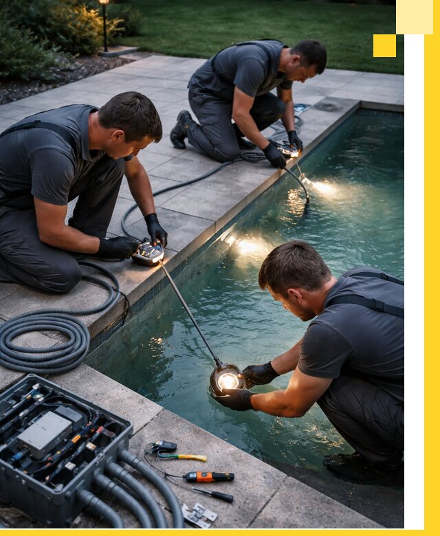 Профессиональное освещение бассейнов в Североуральске: дизайн и монтаж