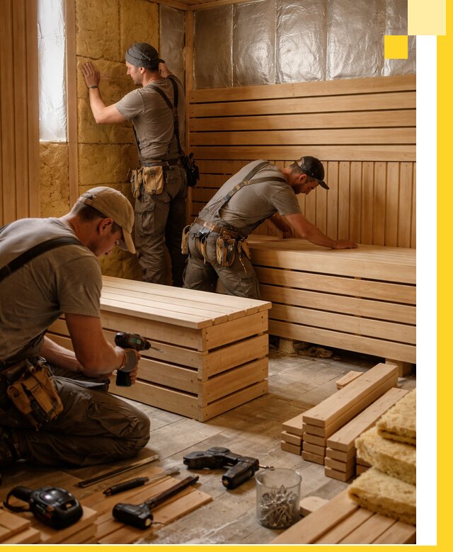 Профессиональное строительство саун под ключ в Североуральске