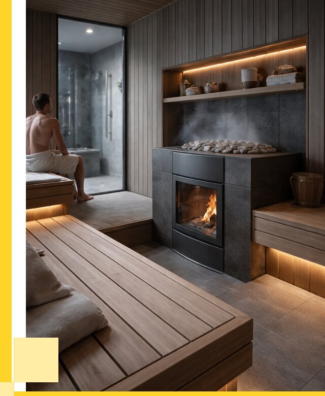 Проект сауны в частном доме в Североуральске от 36054 р. | ЭриданСву