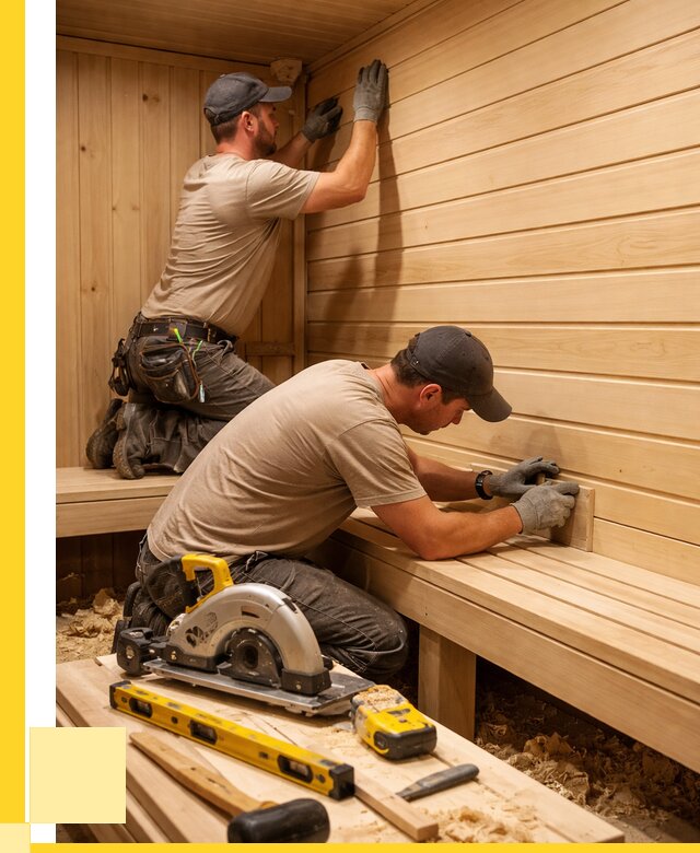 Обшивка саун вагонкой в Североуральске от 2575 р. | ЭриданСву