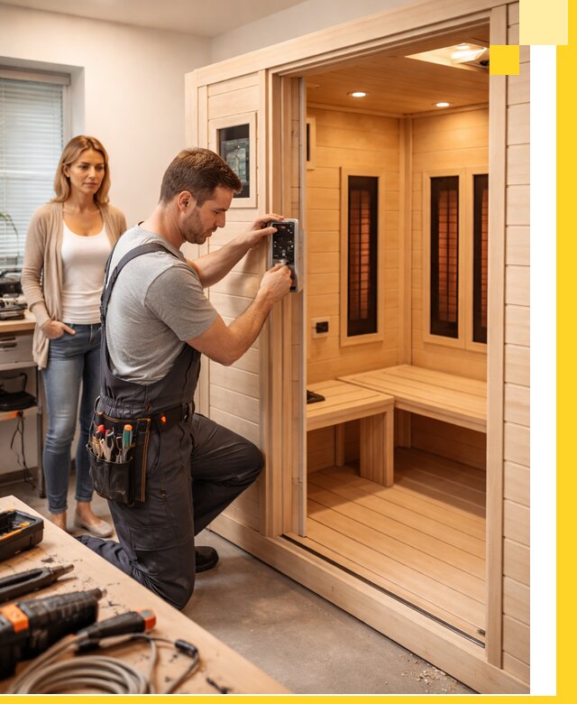 Инфракрасные сауны под ключ в Североуральске продажа и установка