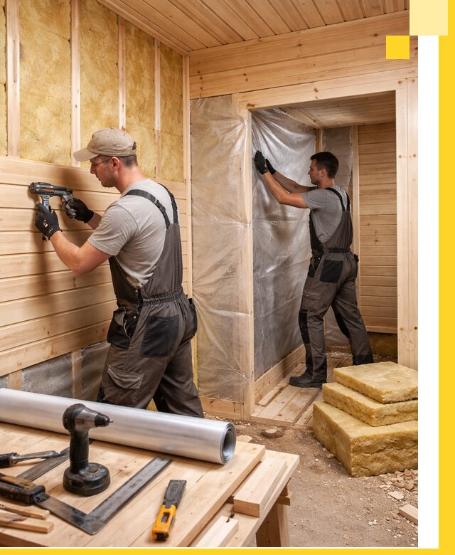 Бани под ключ в Североуральске с проектом и полным монтажом