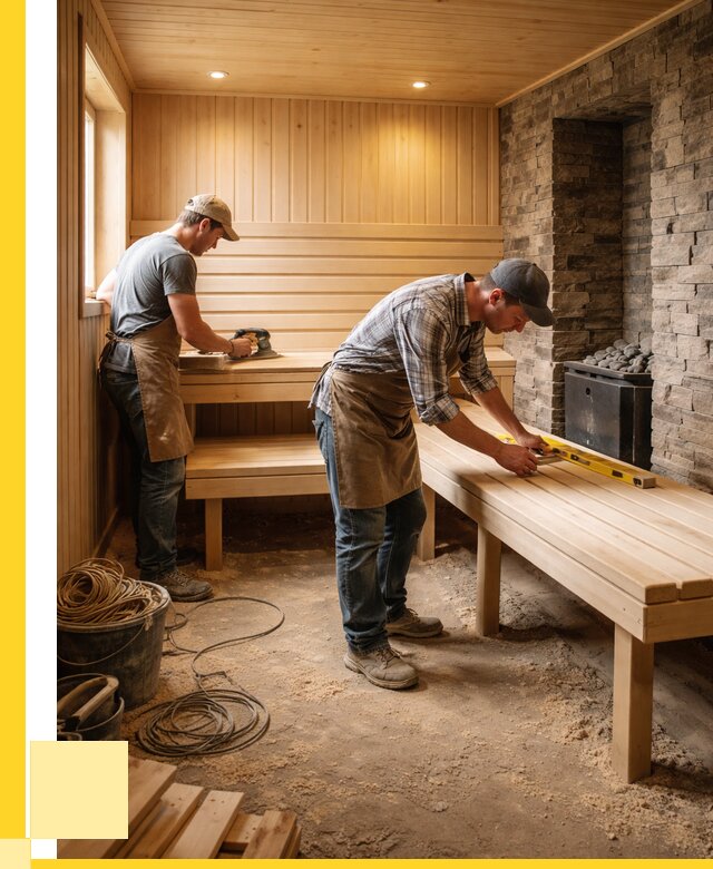 Отделка бани в Североуральске: внутренняя отделка от 3090 р. | ЭриданСву