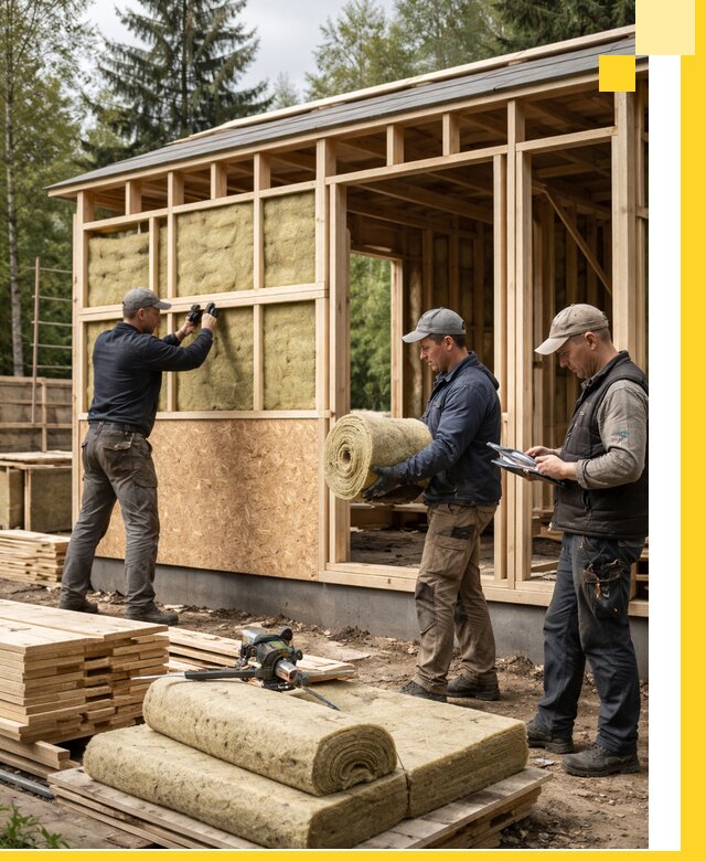 Проектирование и строительство каркасных бань в Североуральске под ключ