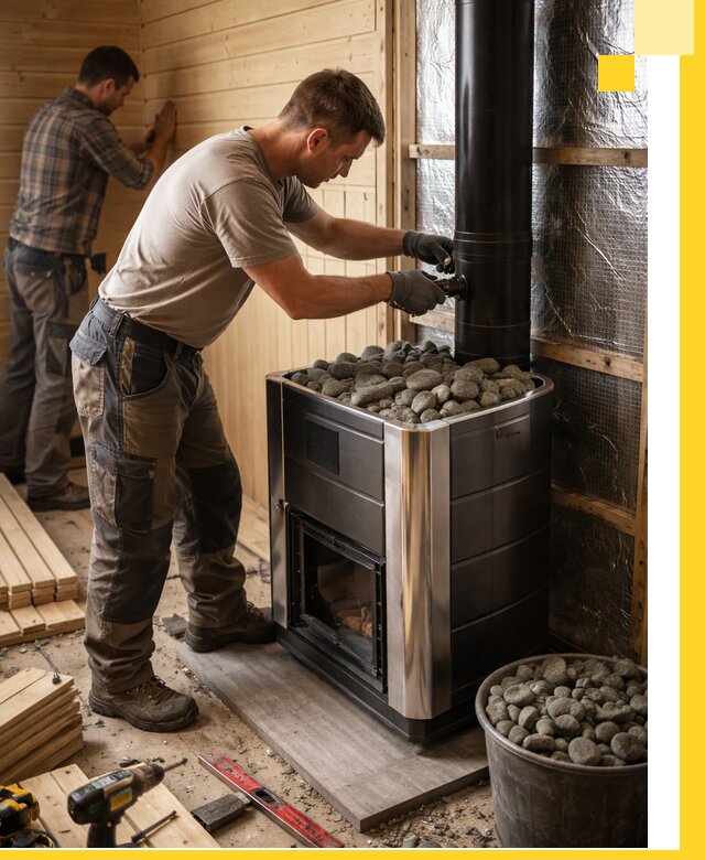 Проектирование и строительство парилок для бани в Североуральске под ключ