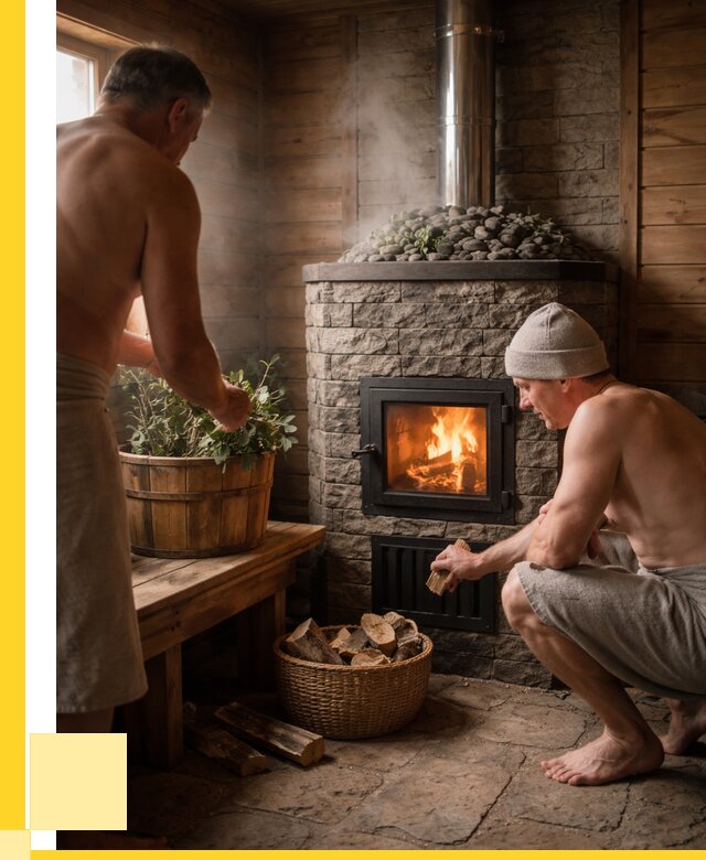 Банные печи под ключ в Североуральске от 46355 р. | ЭриданСву кирпичная