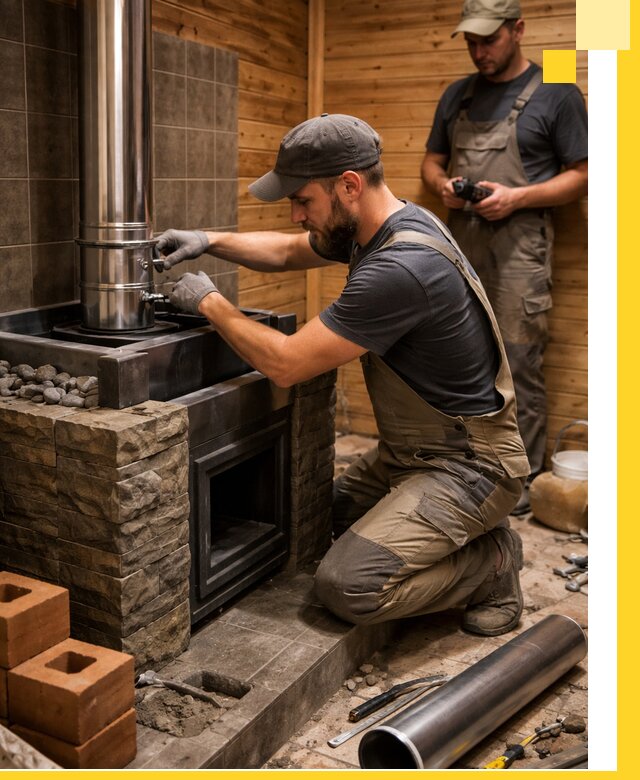 Изготовление и установка банных печей под ключ в Североуральске