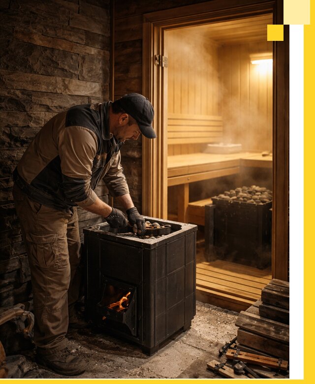 Строительство бани с сауной под ключ в Североуральске от проекта до сдачи