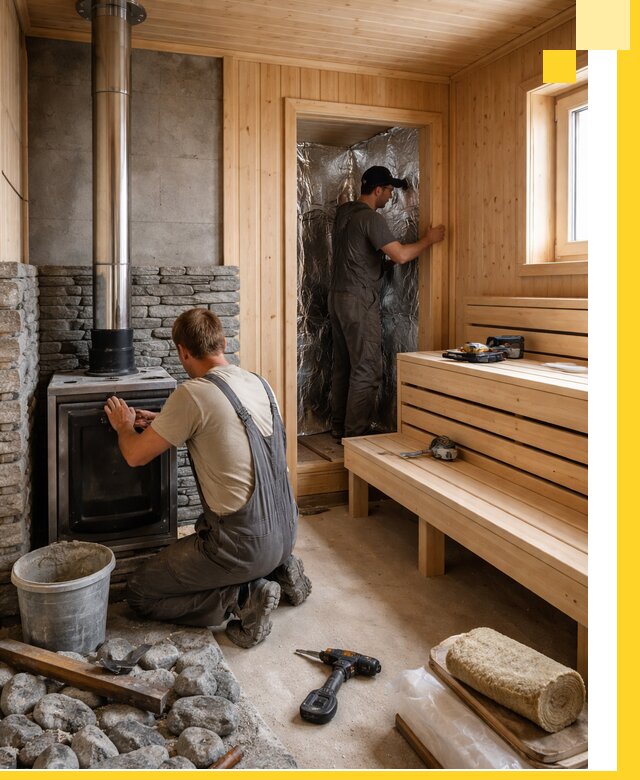 Строительство и изготовление бань под ключ в Североуральске