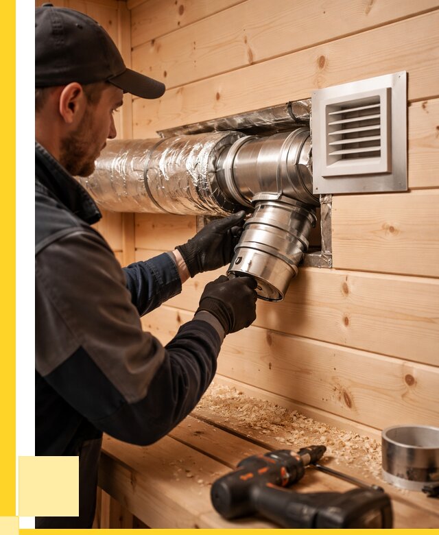 Монтаж вентиляции бани в Североуральске от 12361 р. | ЭриданСву