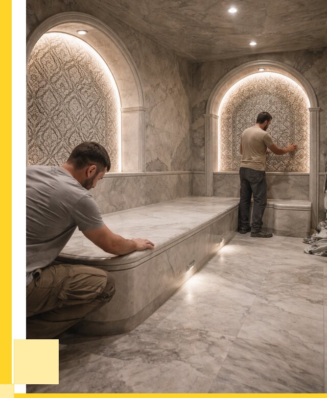 Турецкие бани под ключ в Североуральске от 257525 р. | ЭриданСву