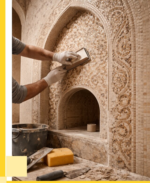 Мозаика для хамама в Североуральске под ключ от 5151 р. | ЭриданСву